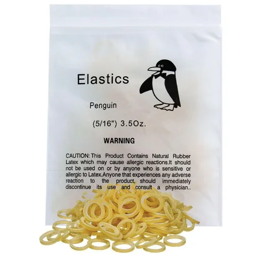 Vista 7 de Paquete de 100 elásticos de ortodoncia, bandas de goma dental, bandas elásticas intraorales Red Fox (pesado, 6.5 oz, 1/4'')