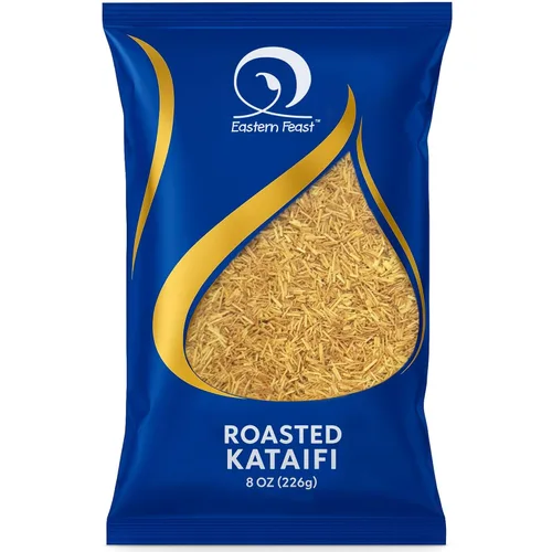 Eastern Feast - Kataifi asado, 8 oz (227 g), masa Kunafa triturada lista para usar para chocolate Dubai, postres, coberturas