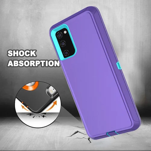 Vista 5 de Annymall Funda para Galaxy S20 FE 5G para Samsung S20 FE 5G Funda resistente con protector de pantalla para mujeres y hombres, funda resistente a