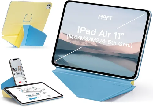 Vista 30 de MOFT Soporte dinámico para tablet compatible con iPad mini A17 Pro 2024 y iPad mini 6th A15 2021, funda magnética delgada para tablet con más de 20