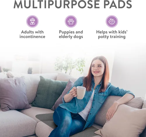 Vista 2 de Inspire Almohadillas para la cama Almohadillas de incontinencia reutilizables grises que ocultan manchas Almohadilla impermeable para colchón