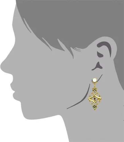 Vista 2 de yoolie joyería, la nostalgia de la moda arete, colección primavera-verano de Artazia – E4006