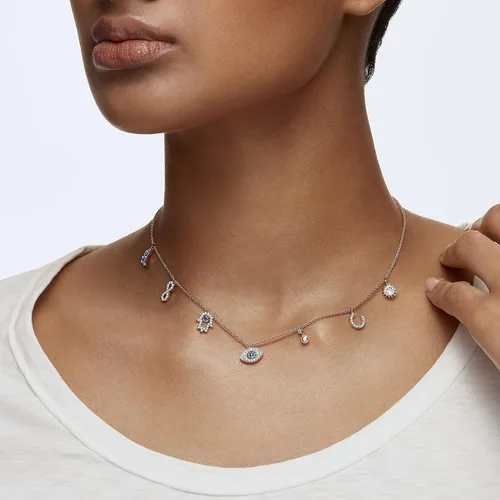 Vista 4 de Colección de joyas de cristal de mal de ojo simbólico Swarovski, Cristal