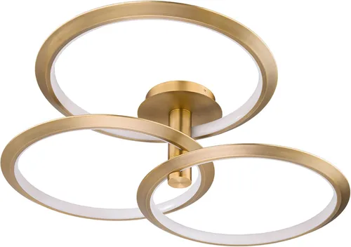 WAC Lighting dweLED, colgante LED Solaris 40in 3000K en latón envejecido