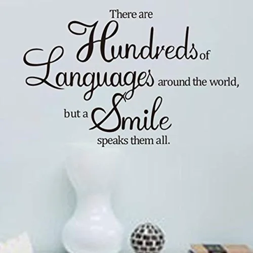 Cientos de sonrisas arte extraíble hogar para sala de estar decoración pegatinas de pared Adesivos de Parede calcomanías de pared decoración vinilo