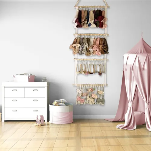 Vista 2 de Soporte para diadema de bebé, organizador para lazos y diademas para niñas