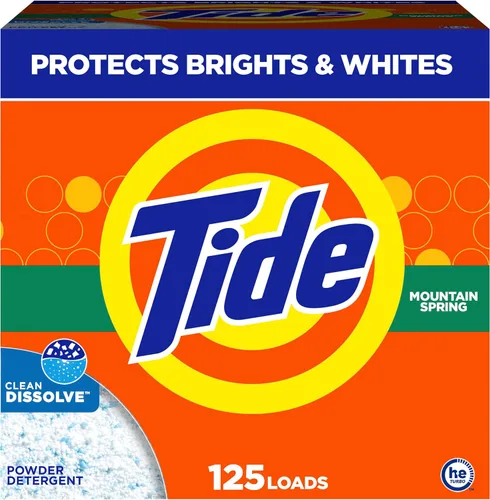 Vista 5 de Detergente en polvo para lavandería Tide de P&G, máquina expendedora - 1 uso - (1 CAJA)