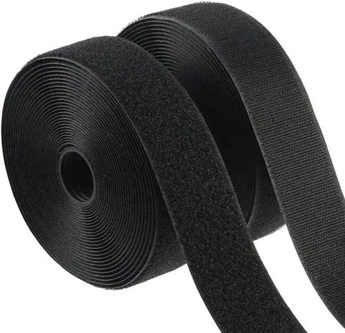 Cinta de para coser de 1.5 pulgadas de ancho, 20 pies, tiras de nailon resistentes al agua, resistentes al desgarro, para cortinas de ventana,