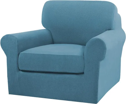 Vista 124 de Fundas de sofá de 4 piezas para sofá de 3 cojines, funda de sofá suave para perros, fundas de sofá lavables con 3 fundas de cojín individuales