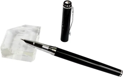 Vista 3 de Elegante pluma estilográfica Jinhao 301 Negro con punta fina de diamante