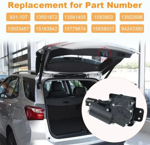 Vista 6 de WMPHE Actuador de bloqueo de puerta trasera para puerta trasera compatible con Buick Enclave CTS Escalade SRX Chevy Equinox Suburban Tahoe Traverse