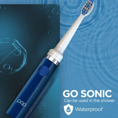 Vista 52 de Cepillo de dientes eléctrico Pop Sonic (puntos rojos) – Cepillos de dientes de viaje con batería AAA Cepillos de dientes eléctricos para niños