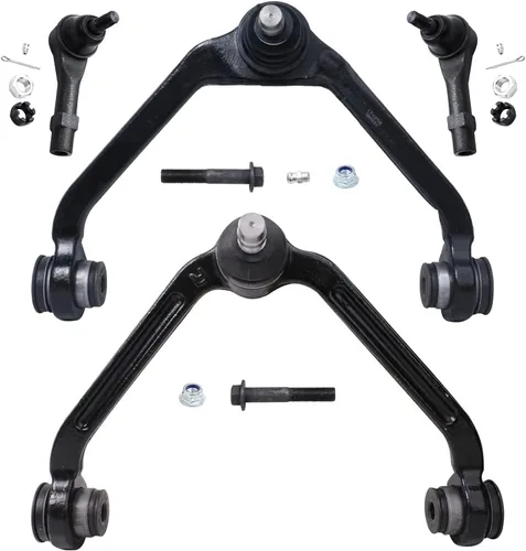 Vista 63 de Detroit Axle - Ejes de eje delantero izquierdo derecho CV + brazos de control delanteros inferiores de repuesto para Ford Focus 2000-2004 - Juego