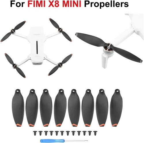 Vista 2 de SeiZed Hélice de dron para FIMI X8 Mini Blade Props Piezas de repuesto de liberación rápida de bajo ruido CW/CCW Accesorio de hélice