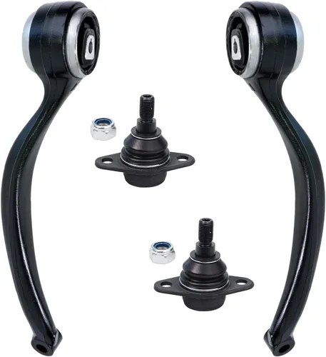 Vista 118 de Detroit Axle - Ejes de eje delantero izquierdo derecho CV + brazos de control delanteros inferiores de repuesto para Ford Focus 2000-2004 - Juego