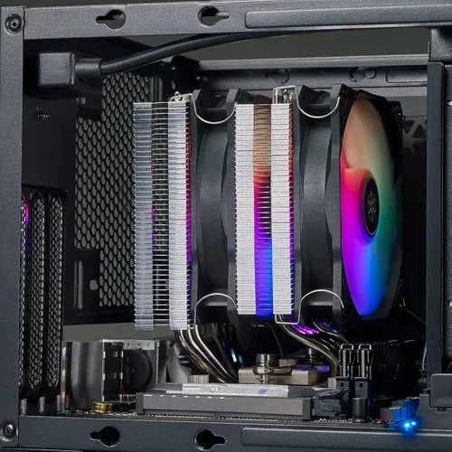 Vista 15 de Silverstone Technology Hydrogon D120 ARGB Enfriador de CPU de doble torre, HYD120-ARGB, ahora con soporte LGA1700 y LGA1851