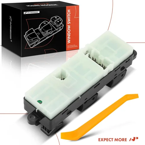 Vista 8 de A-Premium Interruptor de ventana eléctrica principal del lado del conductor delantero compatible con Nissan Pathfinder 2007 2008 2009 2010 2011 2012