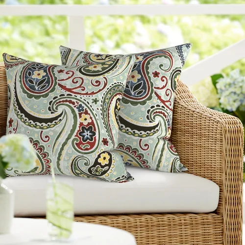 Vista 16 de DYTXIII Paquete de 2 almohadas lumbares impermeables para exteriores con rellenos, 12 x 20 pulgadas, almohada decorativa rectangular para patio