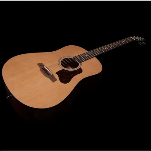 Vista 7 de Seagull S6 Cedar - Guitarra acústica delgada original, diapasón de palisandro, SEMI brillante natural