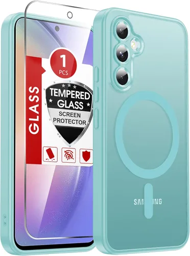 Vista 187 de LeYi Funda para teléfono Samsung-S23: protector de pantalla e imán MagSafe Púrpura