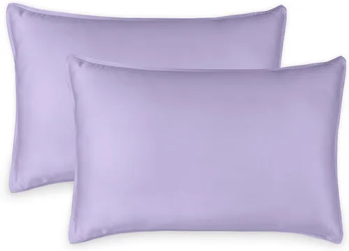 Vista 10 de Fundas de almohada Queen de Pure Bamboo, auténtica viscosa 100% orgánica derivada de bambú, lujosamente suaves y refrescantes, doble costura, cierre