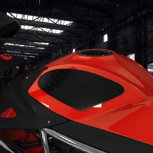 Vista 5 de Bruce & Shark Protector de agarre de rodilla de gas lateral de almohadilla de tracción para Honda CBR600RR CBR1000RR