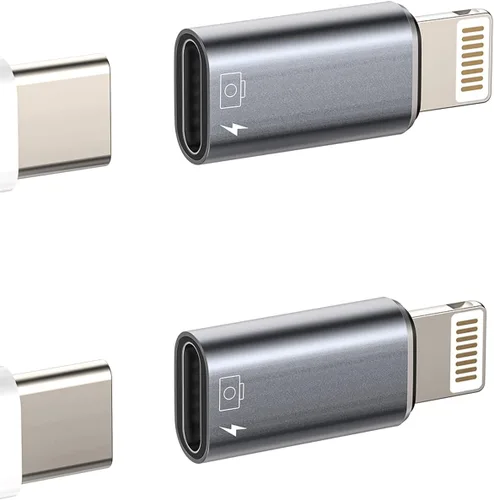 Vista 14 de Adaptador Lightning hembra a USB C macho cargador tipo C (paquete de 3) compatible con iPhone compatible con Samsung Galaxy Note S10 S20 S21 LG