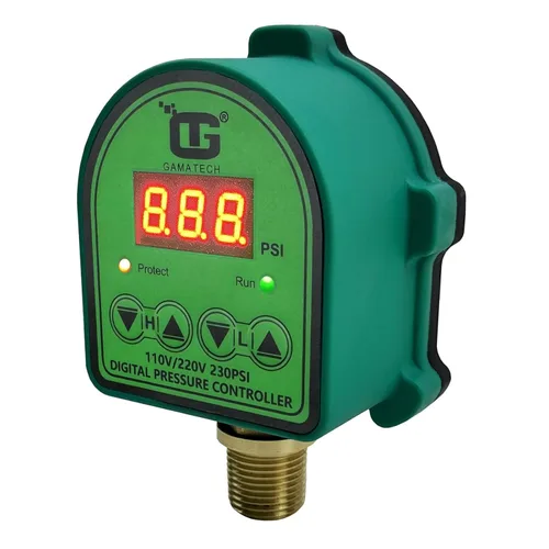 Vista 3 de GamaTech - Interruptor de presión de 110 V/220 V 10A/5 A para bomba de agua y bomba de aire, controlador de presión ajustable digital, 0-230 psi