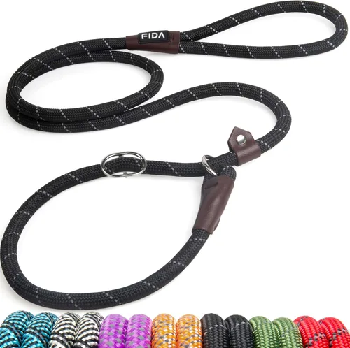Vista 36 de Fida - Correa antideslizante duradera, correa resistente de presilla de 6 pies x 1/2 pulgada, cómoda correa de entrenamiento para perros grandes