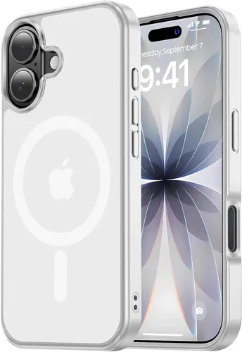 Vista 49 de Tigowos Funda Magnética para iPhone Air Compatible con MagSafe Resistente a Caídas de 16 Pies Cubierta Trasera con Sensación de Piel Mate a Prueba