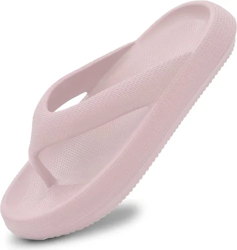 Vista 5 de Flops for Women Men Pillow Soft Slides Sandals Cushion Beach Flip Flops EVA Comfy Bath Spa Walking Sandals
