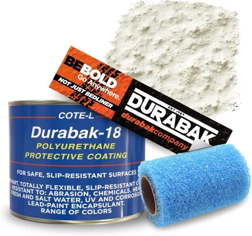 Vista 9 de Durabak - Kit de forro para cajuela de camión, de 18 galones, texturado, revestimiento enrollable Capa personalizada para forro de cajuela