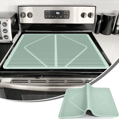 KindGa Cubierta para estufa – Fundas superiores para estufa eléctrica – Más gruesa – Protector superior de estufa de 28 x 20 pulgadas, Protector de