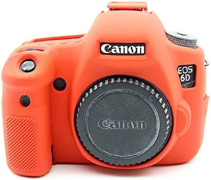 Vista 9 de Funda para Canon EOS 6D, ultrafina, ligera, de goma, suave, de silicona, para Canon EOS 6D (negro)