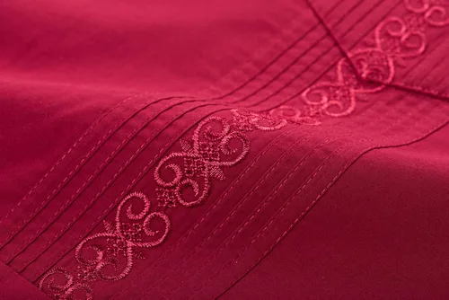 Vista 4 de MAXJON Camisas de manga larga Guayabera para hombre, camisas cubanas