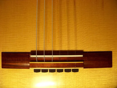 Vista 6 de Rosette Diamond - Bridas de cuerda de guitarra clásica, cuentas de puente de perfil bajo