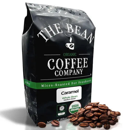 Vista 68 de The Bean Organic Coffee Company Mocha Java, tostado medio, café en grano entero, bolsas de 16 onzas (paquete de 2)