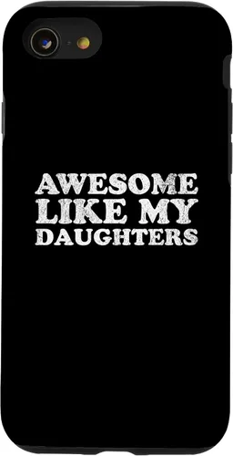 Vista 18 de Awesome Like My Daughters on The Back Funny Mom Dad Parent Case for iPhone 17