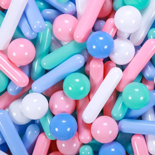 Vista 18 de Bolas para piscina de bolas STARBOLO para niños - Paquete de 150, 200, 500 bolas de piscina de bolas coloridas a prueba de aplastamiento de plástico