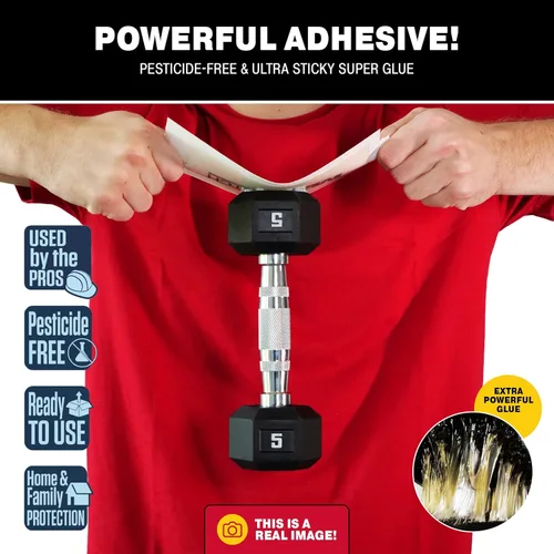 Vista 3 de Catchmaster Max-Catch - Trampa de pegamento para ratones e insectos, 72 unidades, trampas para ratones de interior para el hogar, bandeja adhesiva