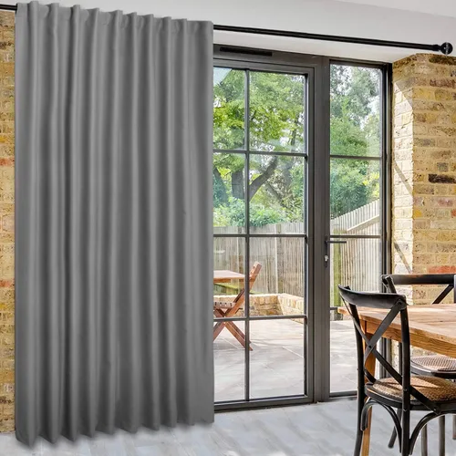 Vista 79 de DWCN - Cortinas para puerta corrediza de patio, cortinas extra anchas para puerta de vidrio, panel de cortina divisora de habitación con privacidad