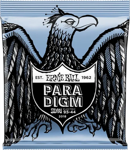 Vista 4 de Ernie Ball 2015 Paradigm cuerdas de guitarra eléctrica, parte superior ceñida, parte inferior gruesa