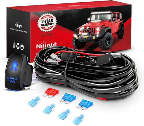 Vista 5 de Nilight Cápsulas LED + kit de arnés de cableado