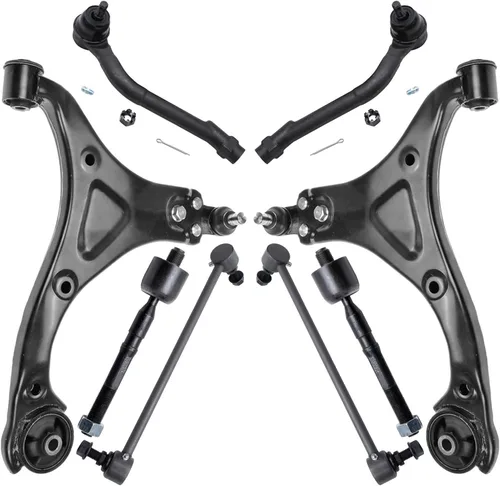 Vista 238 de Detroit Axle - Kit de brazos de control delanteros de 8 piezas para Toyota Sienna 2004-2010, 2 brazos de control inferiores con rótulas, 4 barras