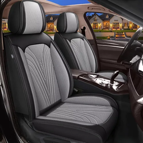 Vista 16 de 2 fundas de asiento delantero para Nissan Maxima 2011-2024 2025: fundas de cuero impermeables para asientos de automóvil, protector de cojín