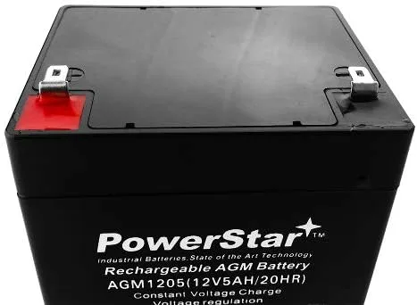 Vista 4 de PowerStar Batería de 12 V 5 AH para el modelo 53918 del abrelatas de la puerta del garaje del artesano