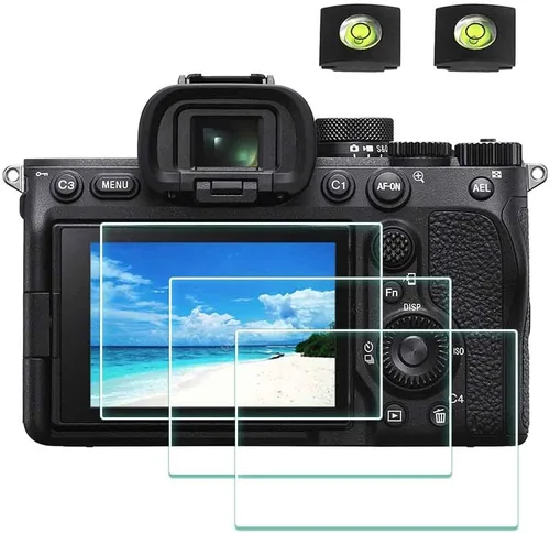 Vista 10 de [3 Piezas] Protector de Pantalla Aplicable para Cámara Sony Alpha A1 II / A9 III A1II A9III A9M3 y Cubierta de Hot Shoe 0.3mm, Vidrio de 9H