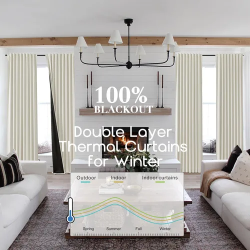 Vista 183 de SHINELAND Cortinas opacas de arándano borgoña de 102 pulgadas de largo, juego de 2 paneles para puerta corrediza de cristal, sala de estar, cortinas