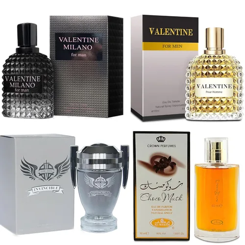 Vista 18 de A CENTER El set de regalo de colonia para hombre incluye océano azul, océano fresco, código increíble e invencible, 3.4 onzas líquidas cada uno