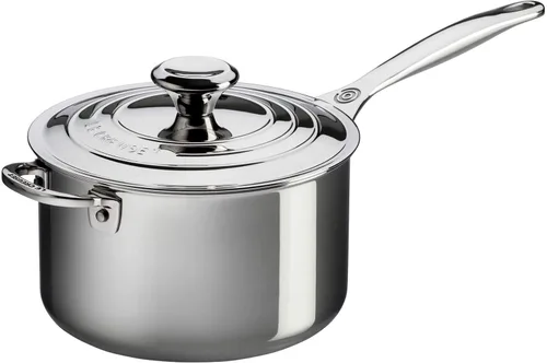 Vista 10 de Le Creuset Cacerola de acero inoxidable de tres capas de 2 cuartos de galón